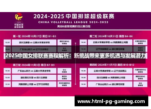 2025中国女排联赛赛程解析：新挑战带来更多机遇与发展潜力